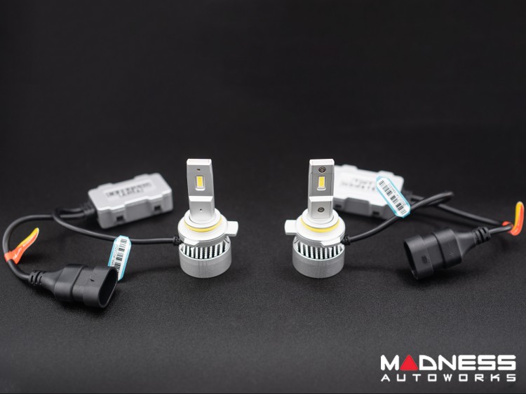 Fiat 500 LED High/Low Beam Headlight Bulbs (set of 2) 9012 w